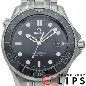 オメガ シーマスター ダイバー300M コーアクシャル 41mm Seamaster Diver 300M Co-Axial 41mm 212.30.41.20.01.003 箱 保証書 SS メンズ時計 ブラック 仕上げ済 美品 【中古】
