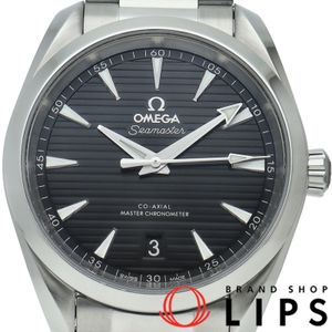 Omega Seamaster Aqua Terra 150M Co-Axial 38mm Master Chronometer 220.10.38.20.01.001 Box, Warranty Card, Stainless Steel, Men's Watch, Black, Polished, Excellent Condition [Used]