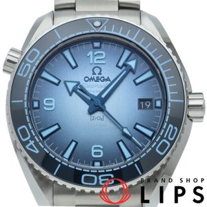 Omega Seamaster Planet Ocean 600M Co-Axial 39.5mm Master Chronometer 215.30.40.20.03.002 Box, Warranty Card, Stainless Steel, Men's Watch, Light Blue, Excellent Condition [Brand New]