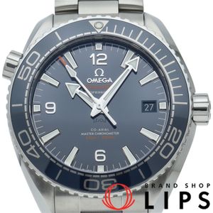 Omega Seamaster Planet Ocean 600M Co-Axial 43.5mm Master Chronometer 215.30.44.21.03.001 Box, Warranty Card, Stainless Steel, Men's Watch, Blue, Excellent Condition [Brand New]