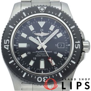 Breitling Superocean 44 Special Automatic Y17393/Y1739310/BF45, Stainless Steel, Men's Watch, Black, Polished, Excellent Condition (Pre-owned) - Includes Box and Warranty Card.