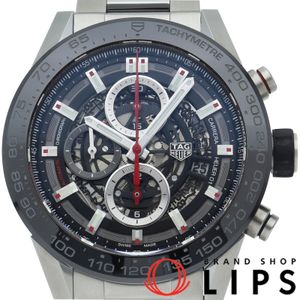 TAG Heuer Carrera Calibre Heuer 01 Chronograph CAR2A1W.BA0703, Stainless Steel, Men's Watch, Black, Polished, Excellent Condition (Pre-owned) - Includes Box and Warranty Card.