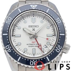 Seiko Prospex Diver Scuba 1968 Heritage GMT SBEJ029/6R54-00P0, Box, Warranty, Stainless Steel, Men's Watch, Silver, Excellent Condition [Pre-owned]