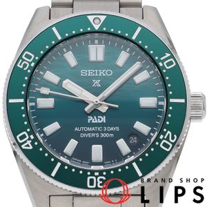 Seiko Prospex Diver's 1965 Heritage PADI Prospex SBDC205/6R55-00N0, Box, Warranty, Stainless Steel, Men's Watch, Green, Excellent Condition [Used]