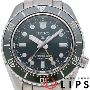 Seiko Prospex Diver Scuba 1968 Mechanical GMT SBEJ009/6R54-00D0, Box, Warranty, Stainless Steel, Men's Watch, Green, Excellent Condition [Used]