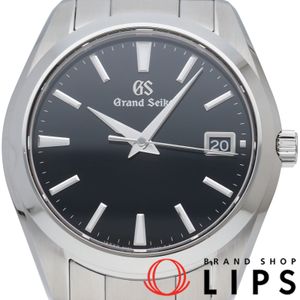 Seiko Grand Grand Seiko Quartz 40mm Heritage Collection SBGV223/9F82-0AF0 Stainless Steel Men's Watch, Black, Polished, Excellent Condition [Used]