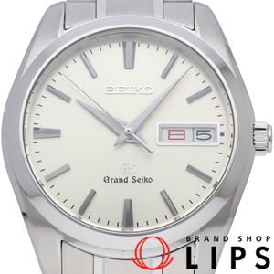 Seiko Grand Grand Seiko Day-Date Quartz 37mm Heritage Collection SBGT035/9F83-0AH0 Box, Warranty Card, Stainless Steel, Men's Watch, Silver, Polished, Excellent Condition [Used]