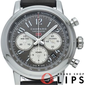 Chopard 밀레 밀리아 크로노그래프 2018 레이스 에디션 세계 한정 1000개 Mille Miglia 2018 Race Edition 168589-3006 박스 보증서 SS 남성용 시계 차콜 그레이 미품 【신품】