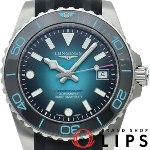 LONGINES 하이드로콘퀘스트 워치 39mm 커먼웰스 게임즈 세계 한정 2026개 HydroConquest Commonwealth Games 2026 Limited Edition L3.779.4.09.9 박스 보증서 SS/러버 남성용 시계 블루 미품 【신품】