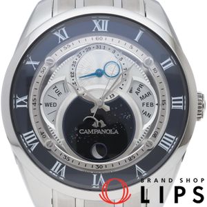 CITIZEN 캄파놀라 에코 드라이브 워치 아마이로호시 Campanola Eco-Drive BU0020-62A/8730-T022341 SS 남성용 시계 실버 최상급 컨디션 【중고】