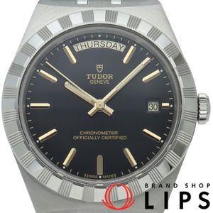 TUDOR 로열 워치 40mm Royal 36 M2840D1A0-0001 박스 보증서 SS 남성용 시계 블랙 미사용품 【신품】