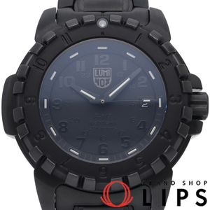 루미녹스 F-117 나이트호크 6400 시리즈 워치 45mm Navy Seal Blackout 6400 박스 SS 남성용 손목시계(기타) 블랙 미품 【중고】