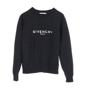 [Used] GIVENCHY Sweatshirt, Logo Print, Distressed Finish, Cotton, Women's, Used A