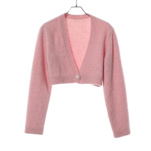 [Used] FOXEY Fluffy Cashmere Silk Cardigan for Women, Used A