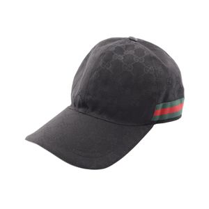 [중고] Gucci 구찌 캡 GG 캔버스 쉐리 라인 코튼 캡 GG 패턴 유니섹스 Used A