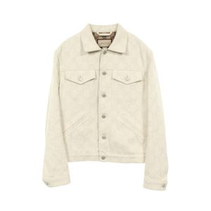 【二手】Gucci GG 棉質提花夾克，男士，二手 B