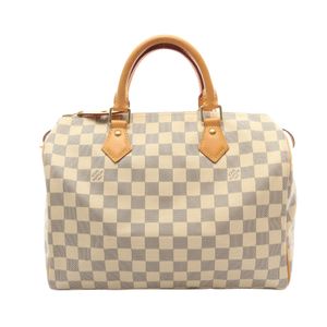 【二手】LOUIS VUITTONSpeedy Bandoulière 30 Damier Azur 手提包 N41373 PVC塗層帆布皮革 Speedy 30 女士