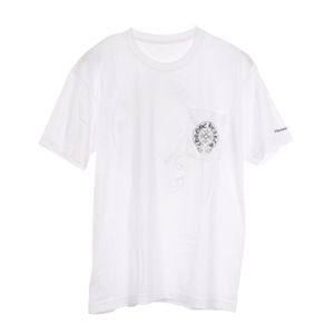 【中古】 クロムハーツ CHROME HEARTS 半袖Tシャツ ホースシュー ポケット コットン ホースシュー Tシャツ メンズ Used A