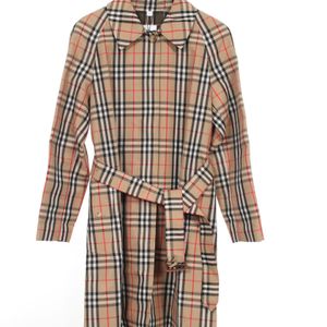 [Used] Burberry KEMPTON SHORT trench coat, Nova check pattern, women's trench coat, unused.