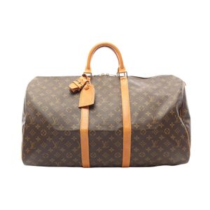 [Used] Louis LOUIS VUITTON Keepall 55 Boston Bag, Monogram M41424, PVC Coated Canvas Leather, Unisex, Used B
