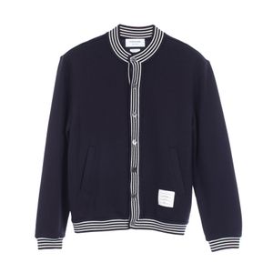 [Used] THOM BROWNE Braun Cardigan RWB Tab Stripe MJT354A-J0020-415 Wool Cardigan Men's Used A