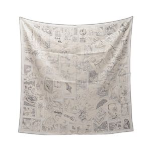 【中古】 エルメス HERMES スカーフ カレ90 Le Philatéliste du Faubourg シルク カレ90 レディース Used A