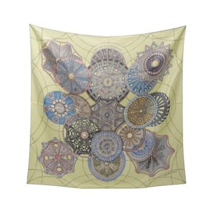【中古】 エルメス HERMES スカーフ カレ90 LES DOMES CELESTES シルク カレ90 レディース Used A