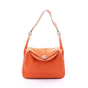 【中古】 エルメス HERMES ショルダーバッグ リンディ30 オレンジ その他 リンディ30 オレンジ レディース Used A