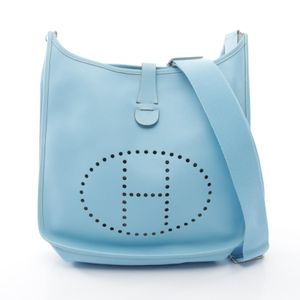 【中古】 エルメス HERMES ショルダーバッグ エヴリン 3 トロワ GM セレステ セレステ その他 エヴリン3GM セレステ レディース Used B