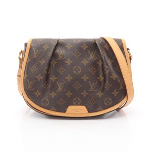 [Used] Louis Vuitton LOUIS VUITTON Shoulder Bag Menilmontant PM M40474 PVC Coated Canvas Leather Menilmontant PM Women's Used A