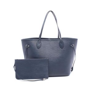 [Used] Louis LOUIS VUITTON Neverfull MM Tote Bag M40885 Indigo Blue Leather Neverfull MM Women's Used B