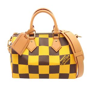 [Used] Louis LOUIS VUITTON Speedy Bandoulière 25 2-Way Handbag N40584 Jaune Matte PVC Coated Canvas Leather Speedy Bandoulière 25