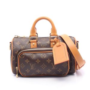 【二手】LOUIS VUITTONKeepall Cargo 25 兩用手提包 M14981 PVC塗層帆布皮革 Keepall Cargo 25 男士二手 A