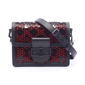 [Used] Louis LOUIS VUITTON Dauphine MINI Shoulder Bag, Noir Patent Leather, Women's, Used A