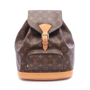 [Used] Louis LOUIS VUITTON Montsouris MM Backpack M51136 PVC Coated Canvas Leather Montsouris MM Women's Used A