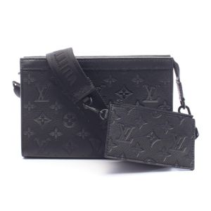 [Used] Louis LOUIS VUITTON Gaston Wearable Wallet M81115 Noir Leather Shoulder Bag - Men's