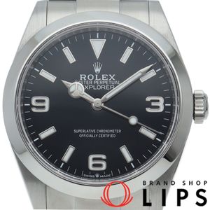 Rolex Explorer 40 Watch, Model 224270, with Box and Warranty, Stainless Steel, Men's Watch, Black, Excellent Condition [Brand New]