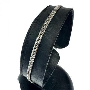 Cuban link chain bracelet / Pt999 / Platinum / 3.7g / 17cm / Women's / [Used]