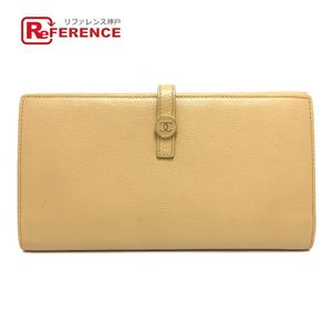 CHANEL 1002**** Coco Button Bi-fold Wallet