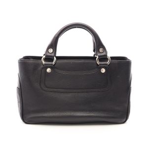[Used] Celine CELINE Bag 134023 Black Leather Handbag for Women Used A