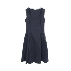 【二手】Miu Miu 無袖棉質荷葉邊洋裝 - 女款 - 二手 B