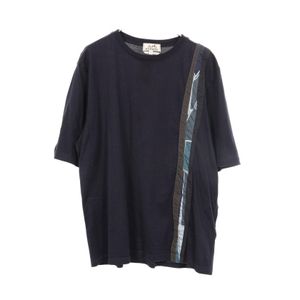 [Used] Hermes HERMES Short-Sleeved T-Shirt Onde Colore Cotton T-Shirt Men's Used B