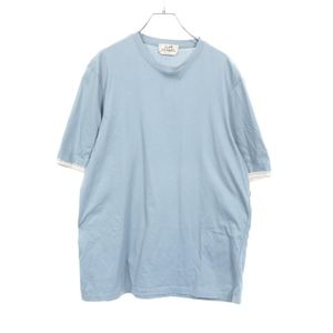 [Used] Hermes HERMES Short-Sleeve T-Shirt Piqures Sellier Cotton T-Shirt Men's Used B