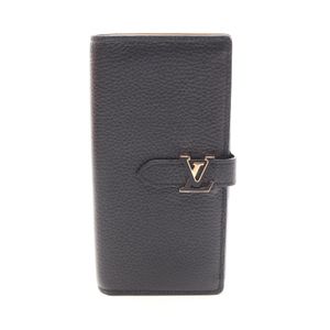 [Used] Louis Vuitton LOUIS VUITTON Bi-fold Long Wallet LV Vertical Wallet Noir M81330 Noir Other LV Vertical Wallet Women's