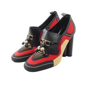 [Used] Louis LOUIS VUITTON Swift Flower Heel Tassel Leather Pumps for Women - Used A