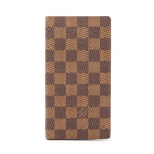 [Used] Louis Vuitton LOUIS VUITTON Bi-fold long wallet Portefeuille Cartes Crédit Damier Ebene N61823 Other Portefeuille Cartes Crédit Unisex