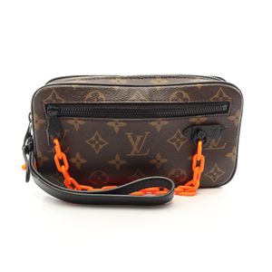 [Used] Louis Vuitton LOUIS VUITTON Second Bag Clutch Bag Pochette Volga Monogram Solar Ray M44458 PVC Coated Canvas Leather