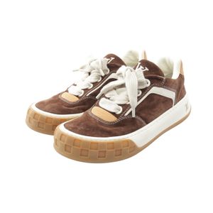 [Used] Louis Vuitton LOUIS VUITTON sneakers LV Tilted suede leather sneakers men's Used B