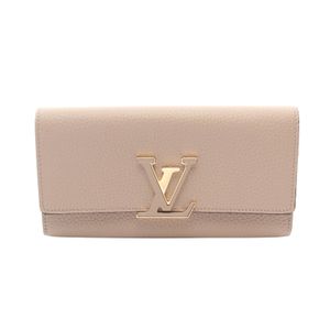 [Used] Louis Vuitton LOUIS VUITTON Bi-fold long wallet Portefeuille Capucines Galet M61249 Galet Other Portefeuille Capucines Women's Used A