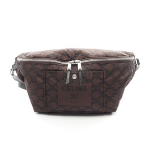 [Used] CELINE SLING BAG L10844X58GMH4 Nylon Leather Waist Bag for Women (New)